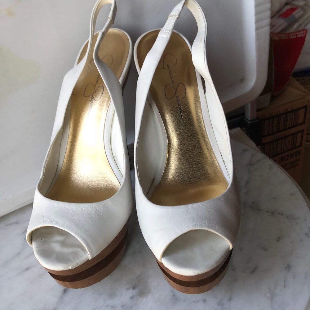 Jessica Simpson platform sandals